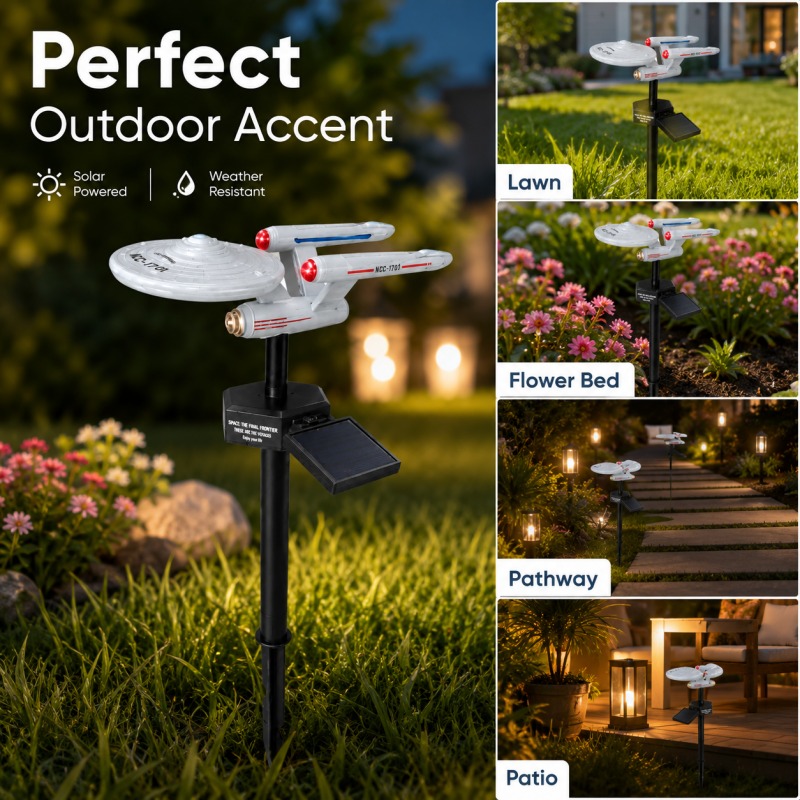 Outdoor Lighting Led Fixtures - Lámpara Solar para Jardín con Forma
