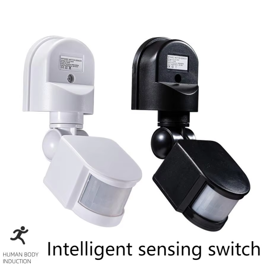 Motion Sensor Outdoor - Sensor de movimiento PIR de 110-240V,