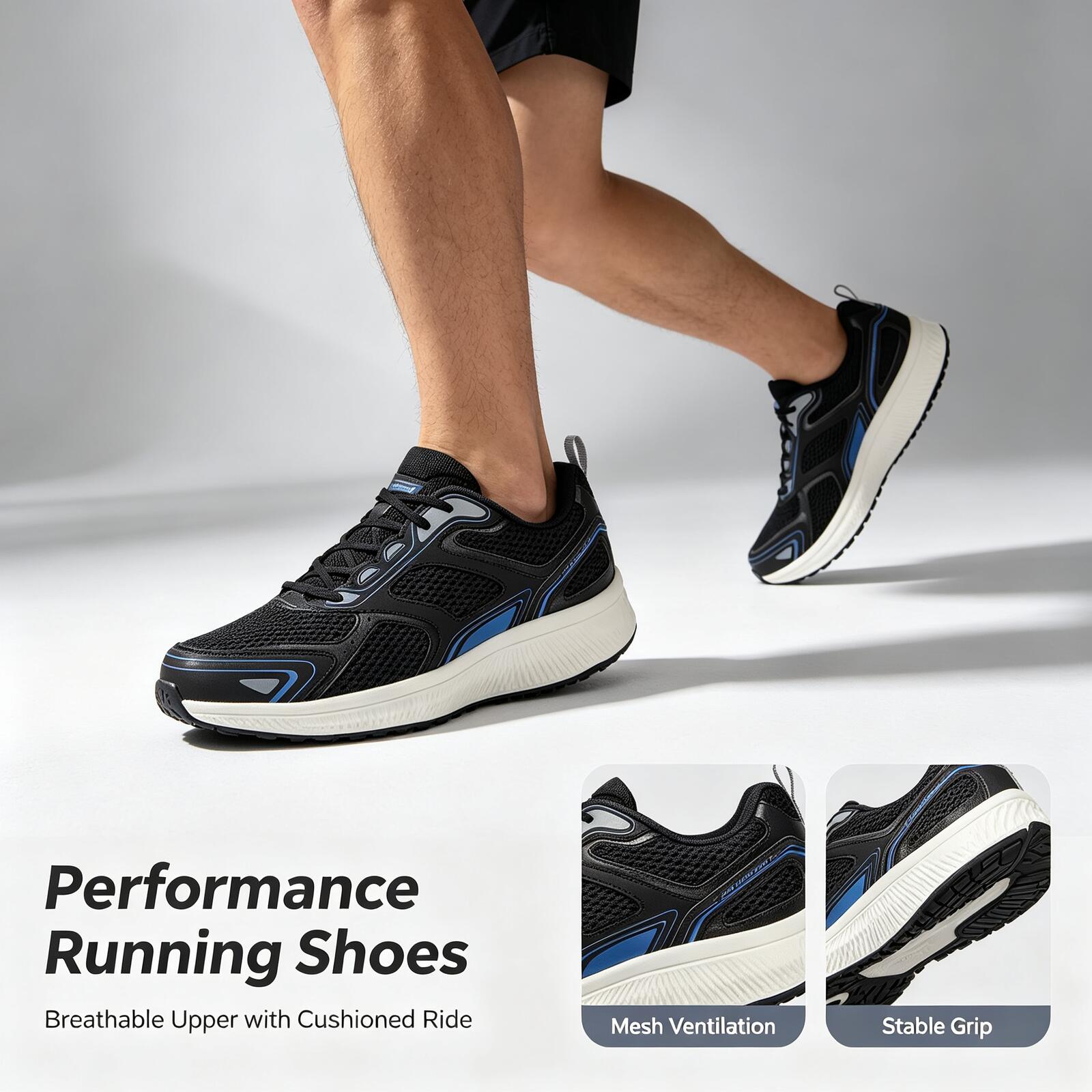 Outdoor Lighting Hong Kong - Zapatillas de running Skechers 220036-BKBL para