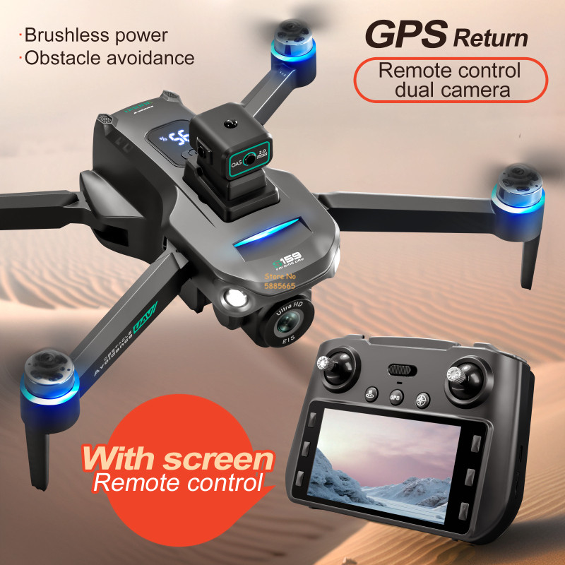 Outdoor Lighting Controller - 8K Cámara Dual 5G WIFI FPV