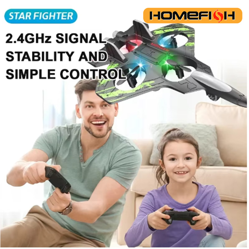 Outdoor Lighting Controller - Avión de Control Remoto HOMEFISH 2.4G,