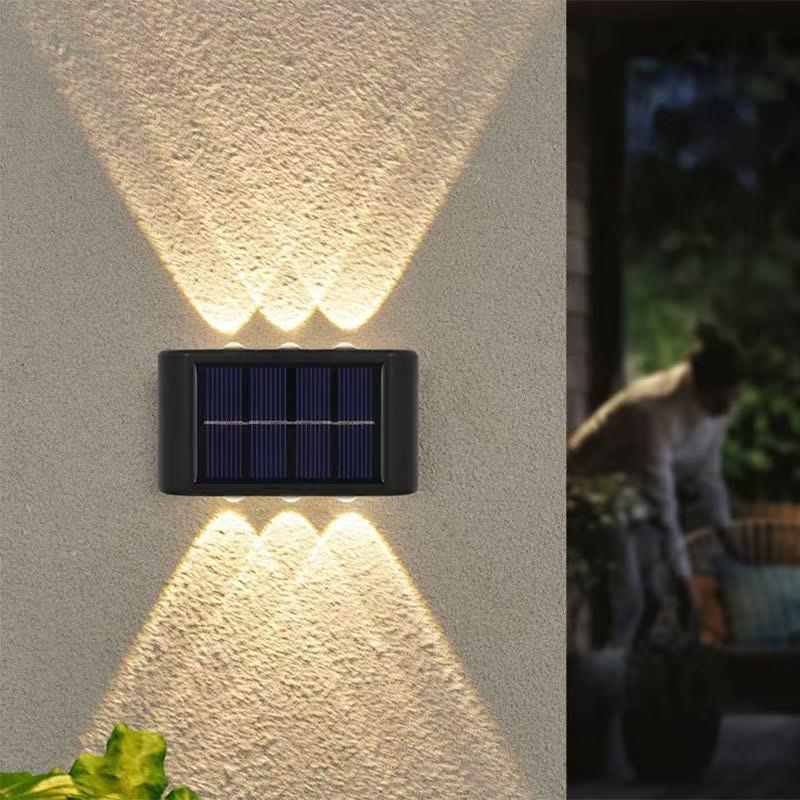 Outdoor Lighting For Fence - Lámpara Solar LED para Pared, Resistente