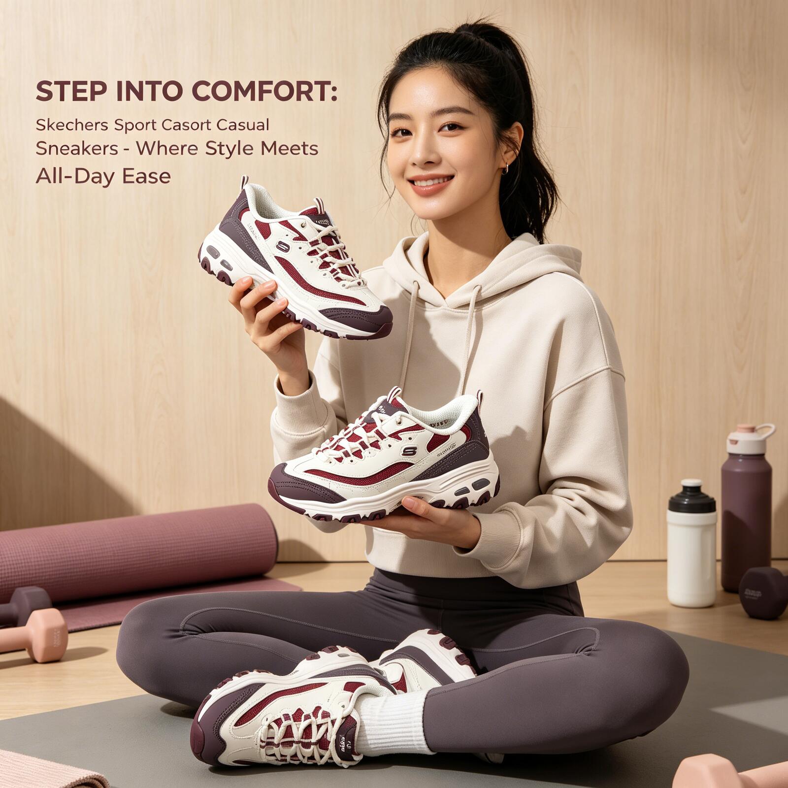 Outdoor Lighting Hong Kong - Skechers Zapatos deportivos informales para mujer,