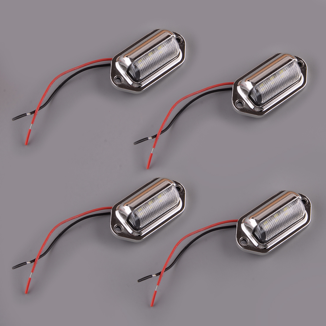 Outdoor Lighting Deck - 4 Luces LED Impermeables para Cubierta,