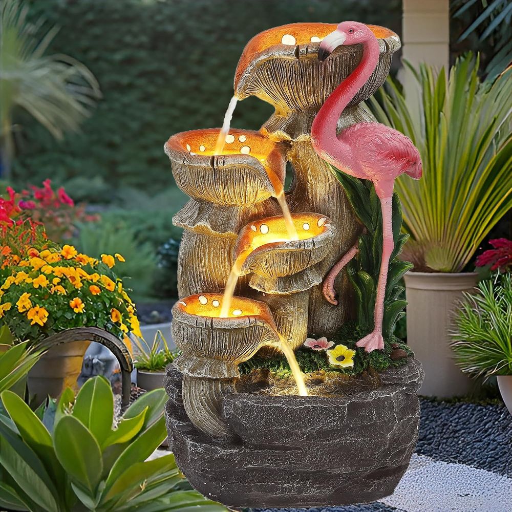 Outdoor Lighting Deck - Fuente de Agua de 5 Niveles
