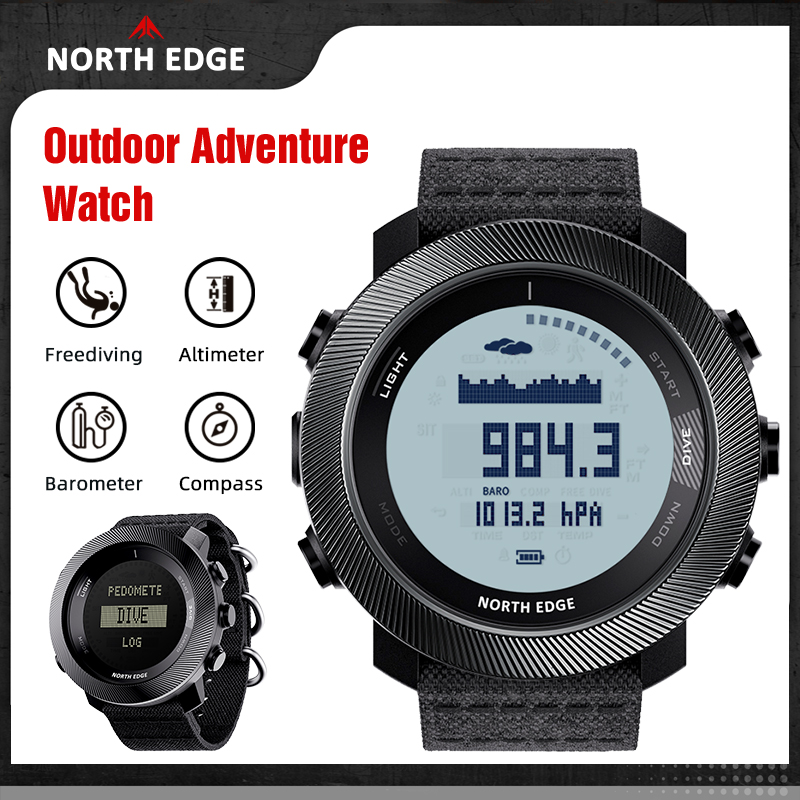 Outdoor Lighting Deck - Reloj Digital para Buceo NORTH EDGE