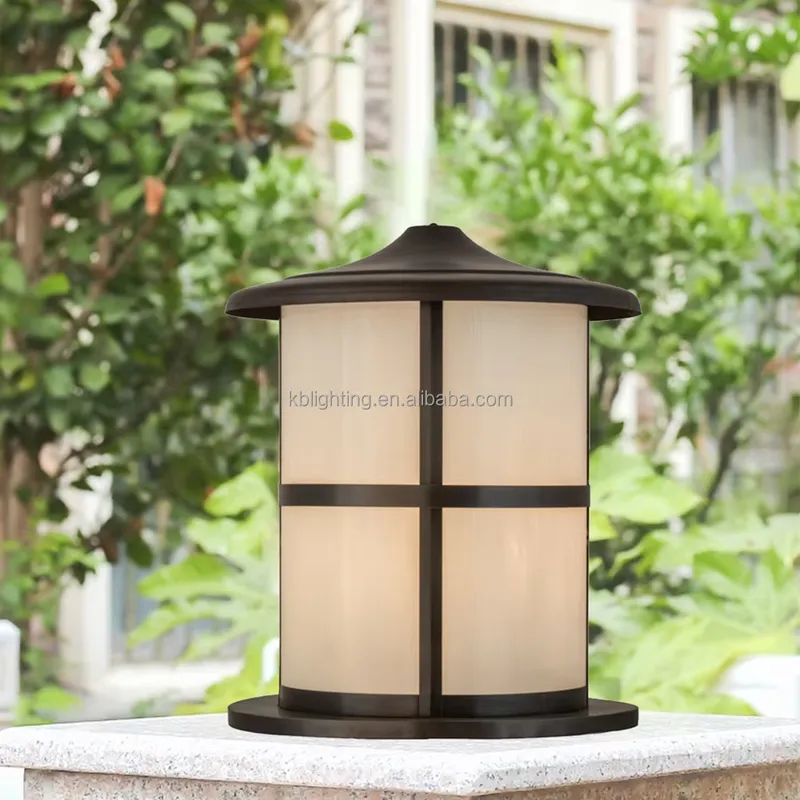 Lámpara de Poste para Puerta,  - Outdoor Lighting For Fence reseña y precio