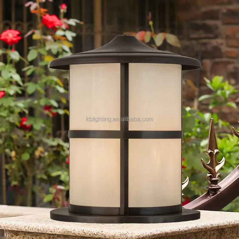 Lámpara de Poste para Puerta,  - Outdoor Lighting For Fence reseña y precio