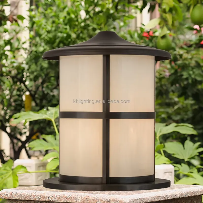 Lámpara de Poste para Puerta,  - Outdoor Lighting For Fence reseña y precio
