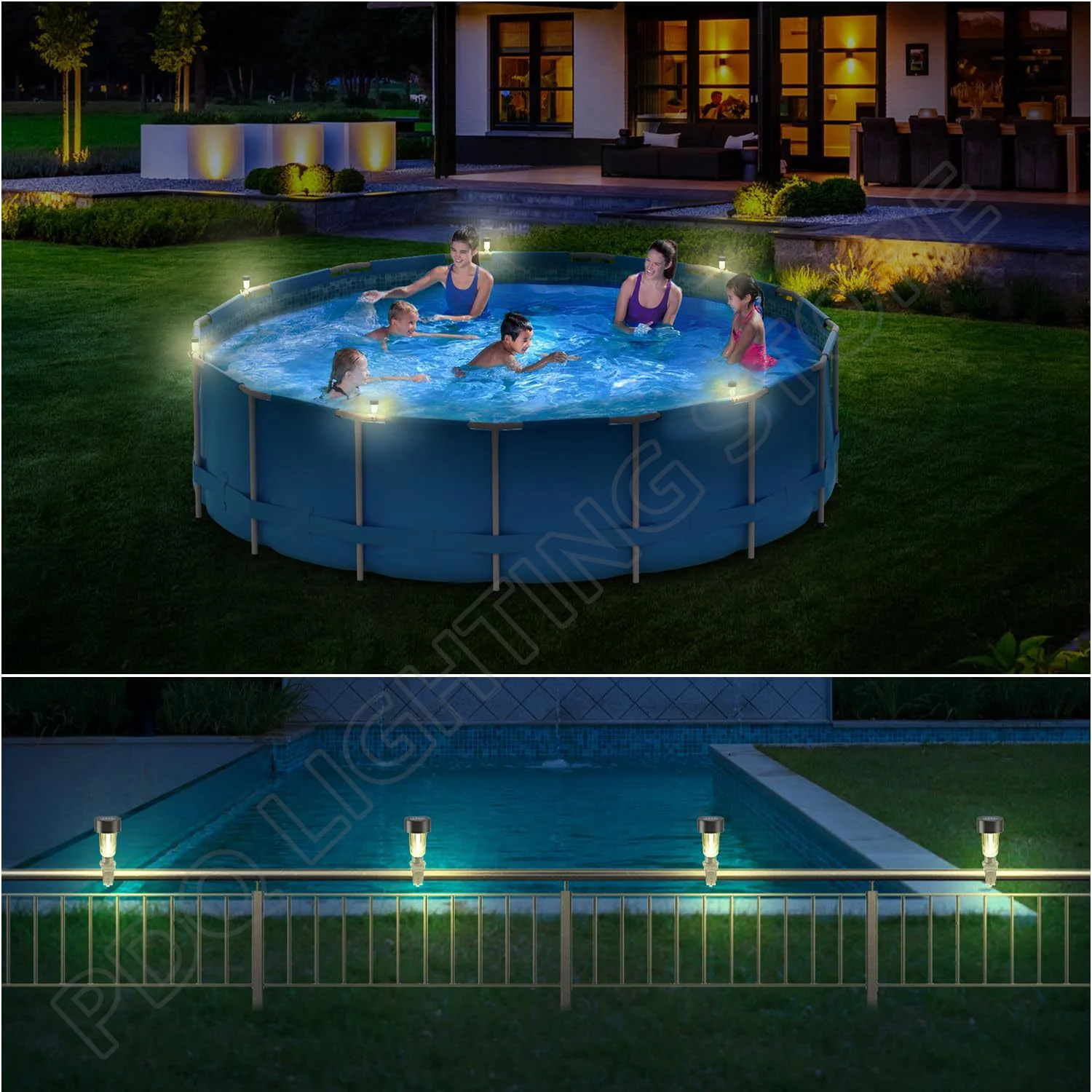 Luz Solar impermeable para ext - Outdoor Lighting For Fence reseña y precio