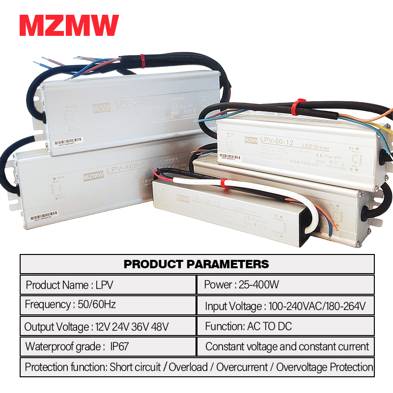 MZMW IP67 fuente de alimentaci - Outdoor Lighting Transformer Box reseña y precio