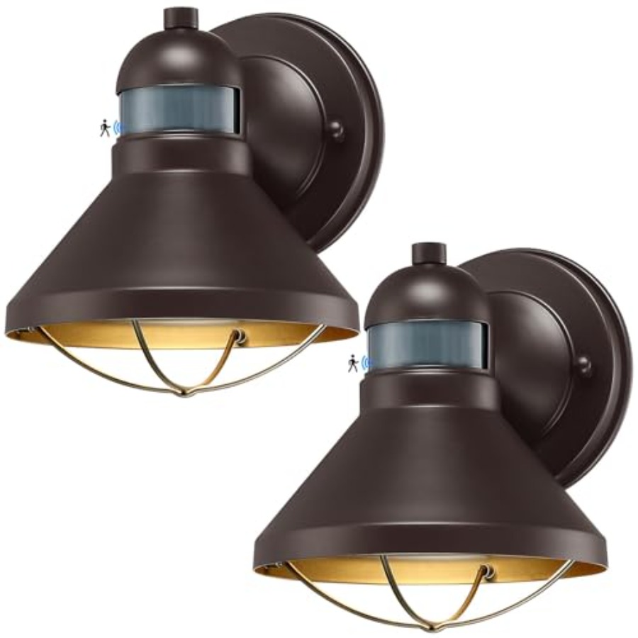 Paquete de 2 Lámparas de Pared - Outdoor Lighting Led Fixtures reseña y precio