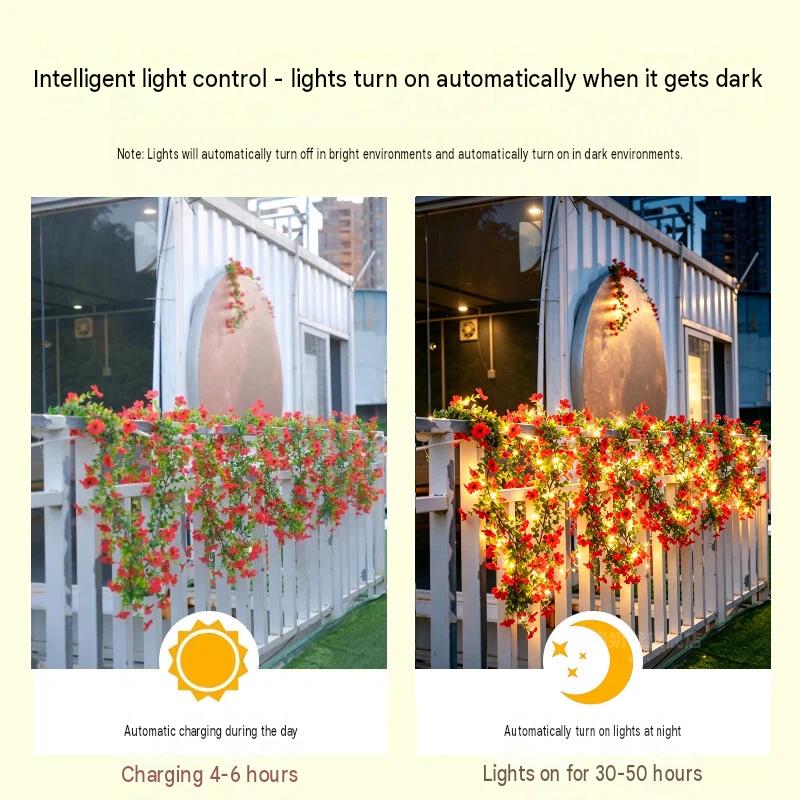 Luces Solares de Guirnalda de  - Outdoor Lighting For Fence reseña y precio
