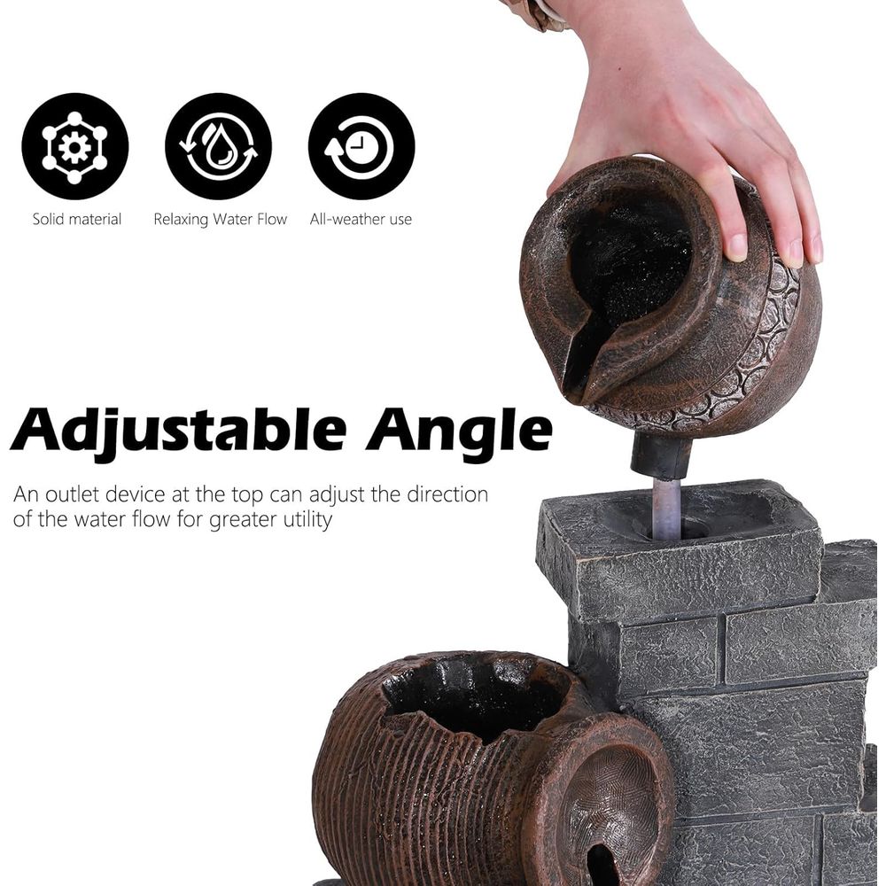 Fuente de Agua en Cascada de R - Outdoor Lighting Deck reseña y precio