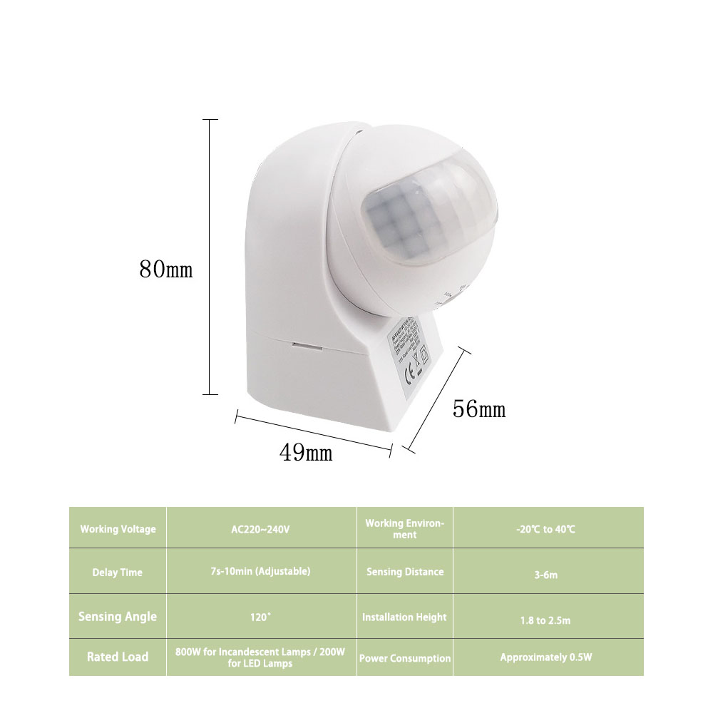 Interruptor de Sensor PIR 220V - Motion Sensor Outdoor reseña y precio
