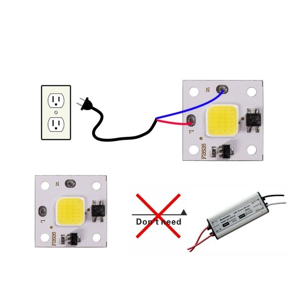 Módulo COB de 10W, 220V, LED,  - Outdoor Lighting For Backyard reseña y precio