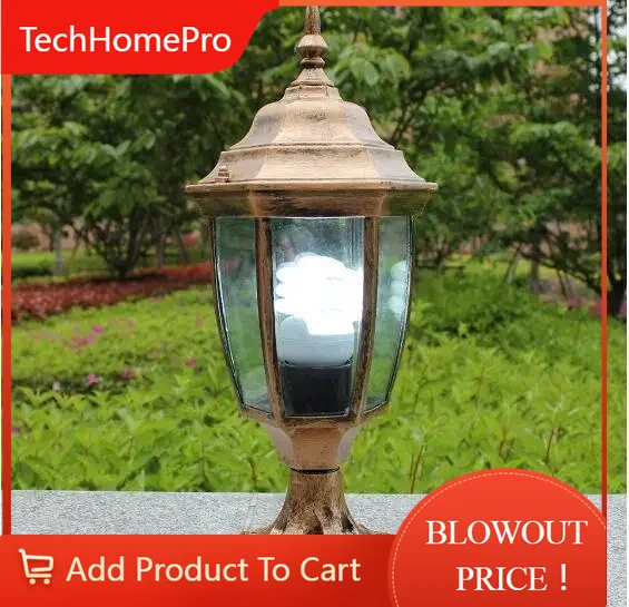 Lámpara de Jardín TechHP Antig - Outdoor Lighting For Fence reseña y precio