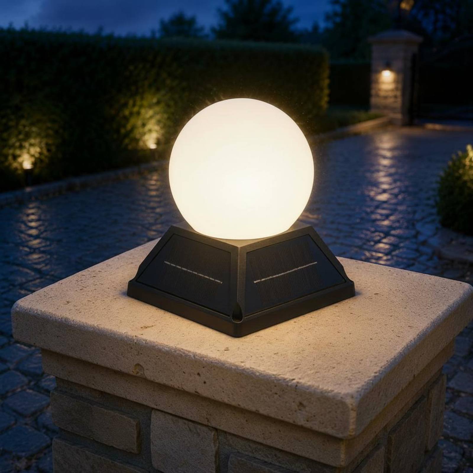 Lámpara Solar para Poste con C - Outdoor Lighting Controller reseña y precio