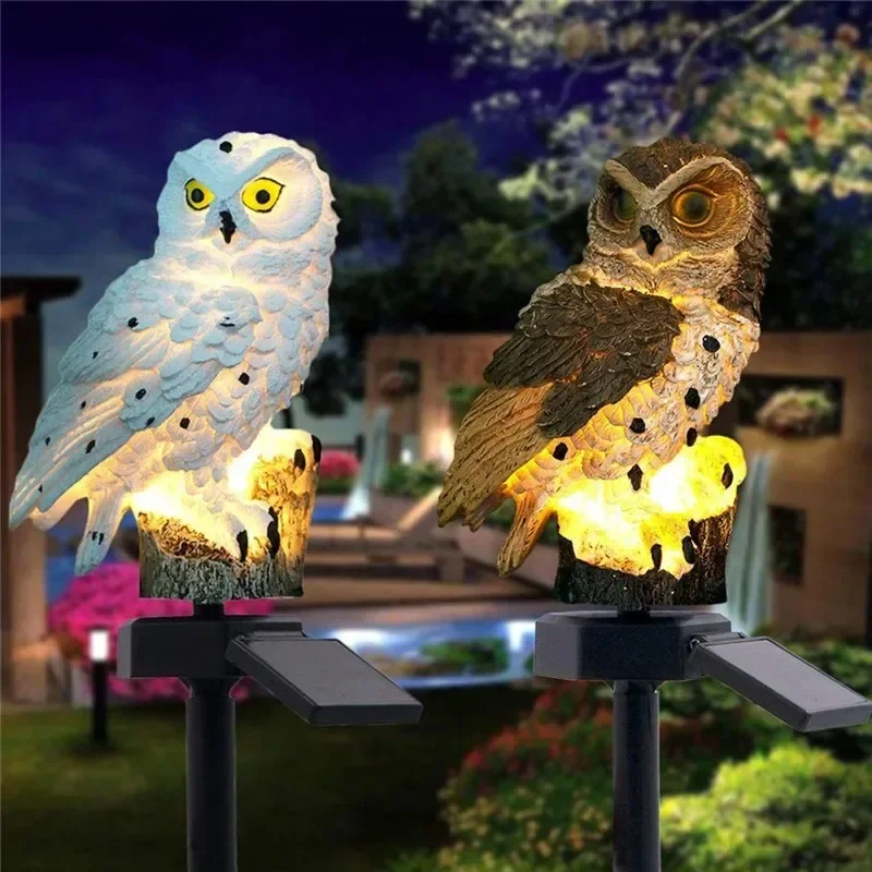 Lámpara Solar con Forma de Búh - Outdoor Lighting Led Fixtures reseña y precio