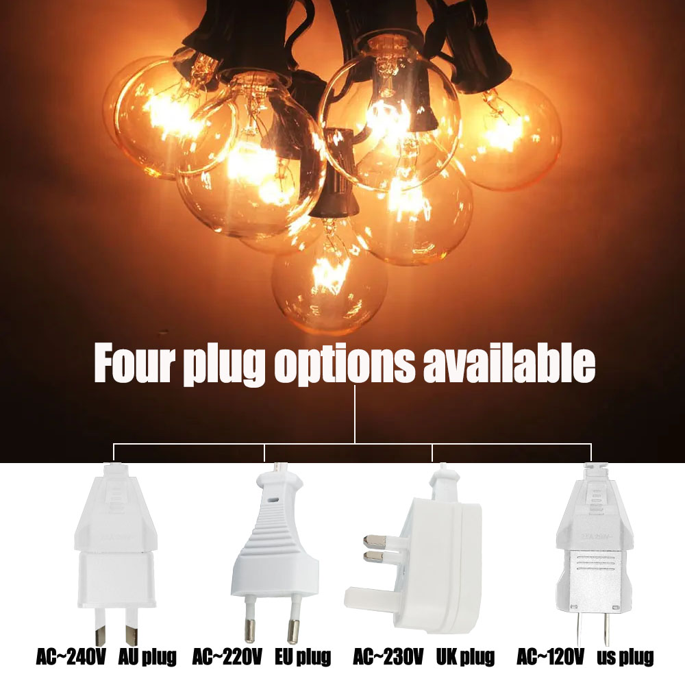 Guirnalda de Luces Vintage G40 - Outdoor Lighting Vintage reseña y precio