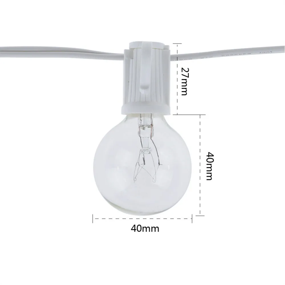 Guirnalda de Luces Vintage G40 - Outdoor Lighting Vintage reseña y precio