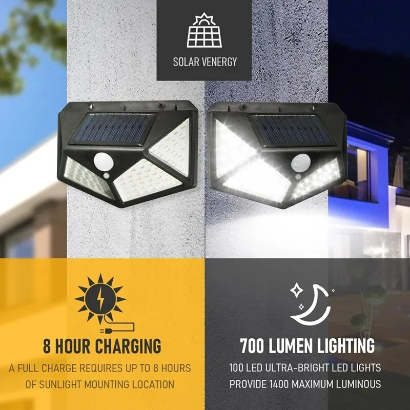 Lámpara Solar multifuncional d - Motion Sensor Outdoor reseña y precio