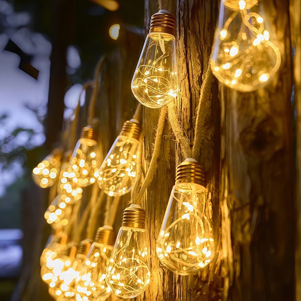 Guirnalda de Luces Solares par - Outdoor Lighting For Fence reseña y precio