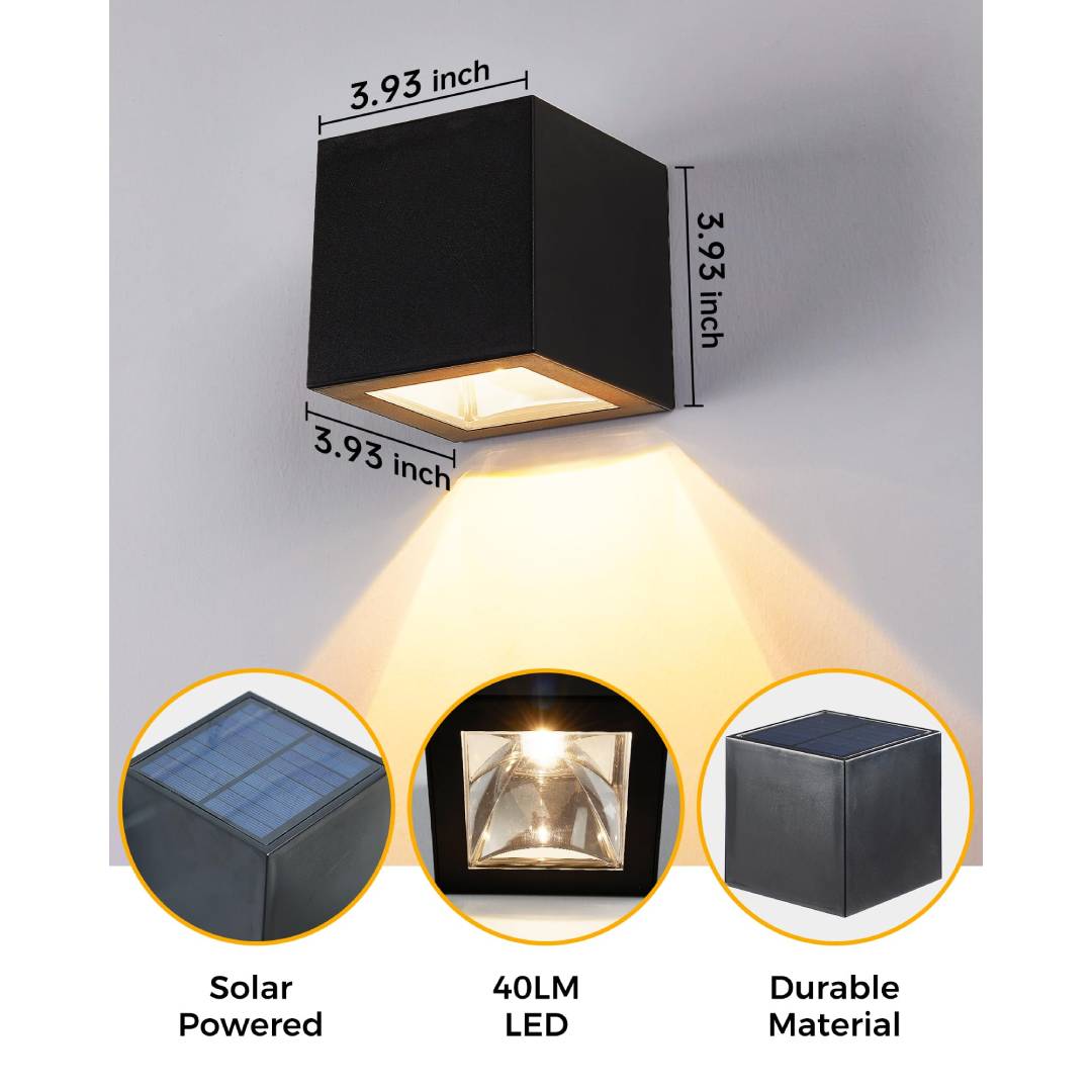 Lámpara Solar de Pared para Ex - Outdoor Lighting For Fence reseña y precio