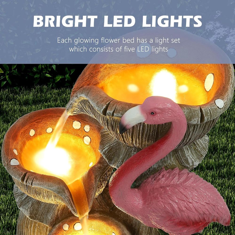 Fuente de Agua de 5 Niveles pa - Outdoor Lighting Deck reseña y precio