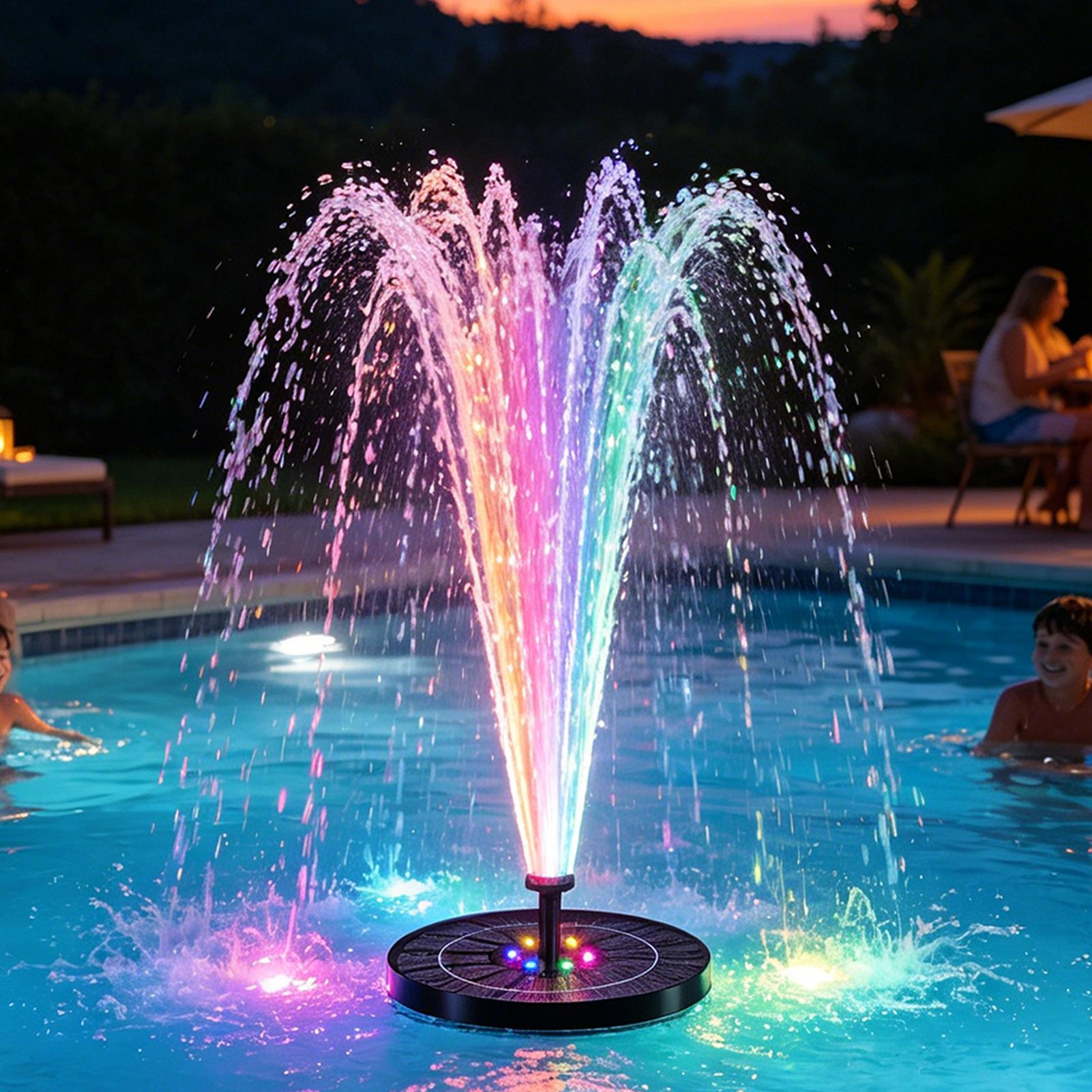 Fuente Solar Flotante para Bañ - Outdoor Lighting Deck reseña y precio