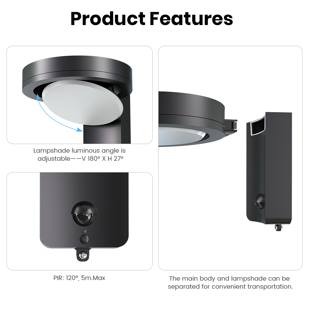 Luces Solares SRESKY para Pare - Outdoor Lighting For Fence reseña y precio