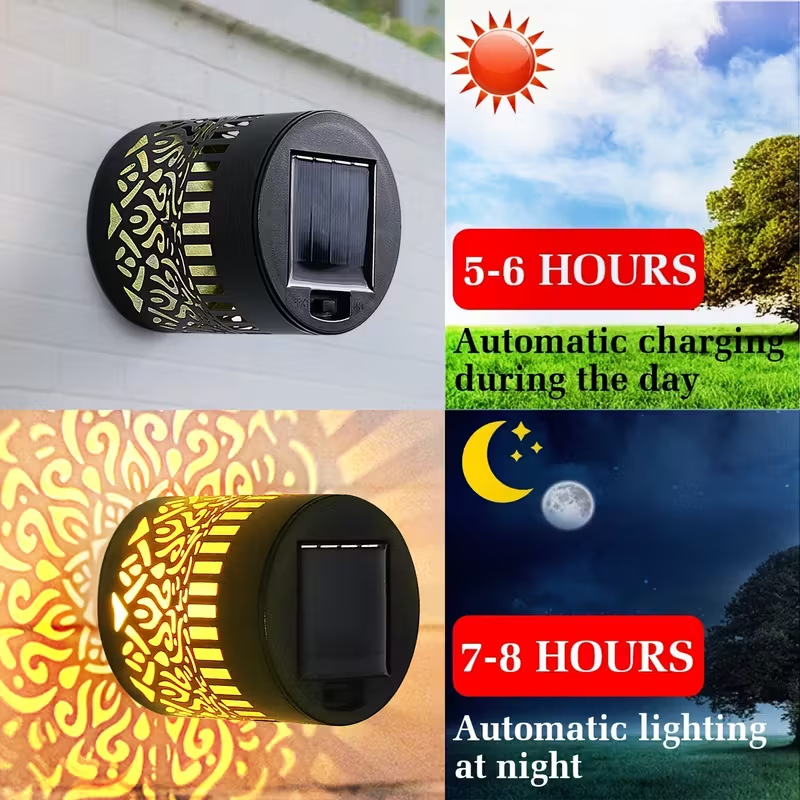 Lámpara Solar LED de Pared con - Outdoor Lighting Led Fixtures reseña y precio