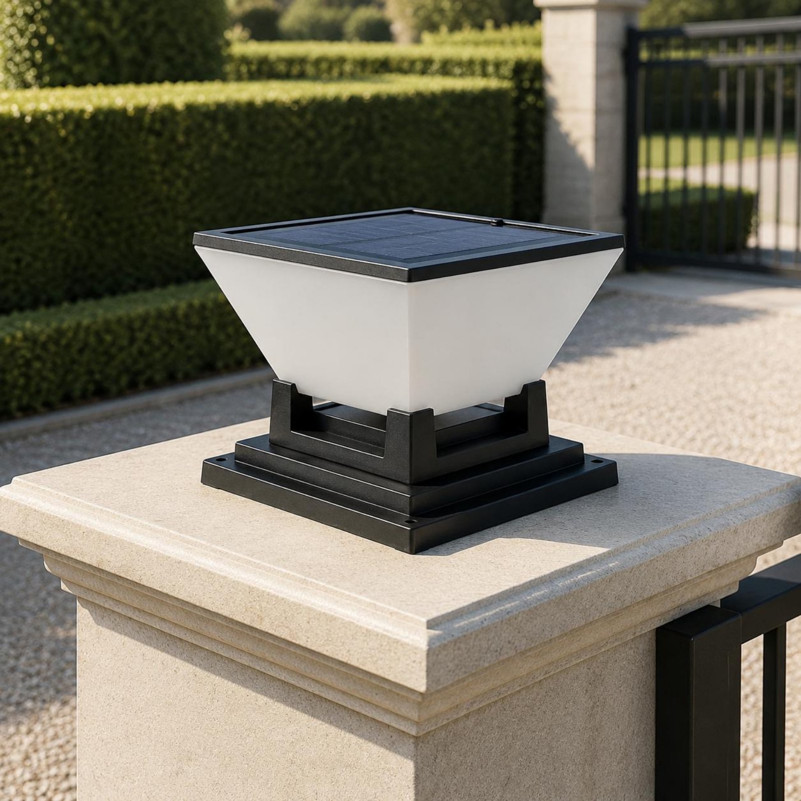 Lámpara Solar para Poste, Resi - Outdoor Lighting For Fence reseña y precio